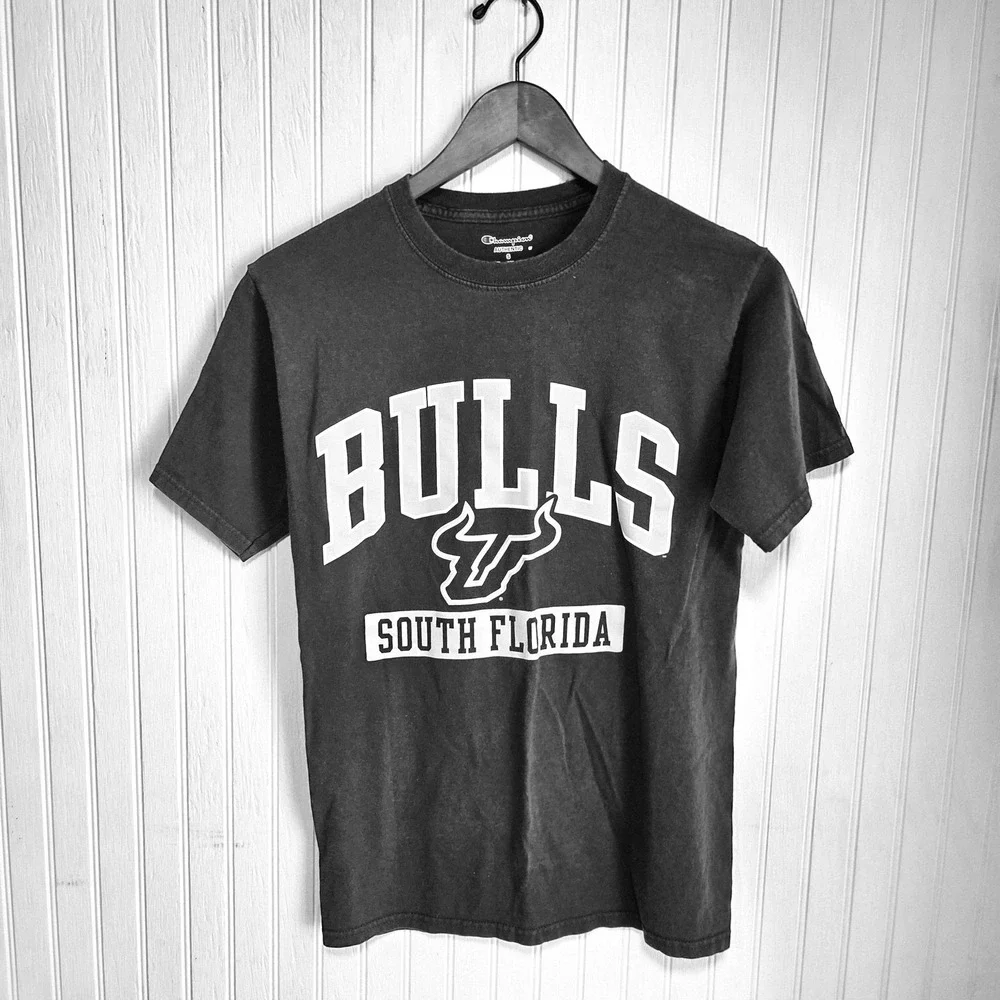 South Florida Bulls Shirt Mens Small Green NCAA Football Champion Tee T-Shirt - Picture 2 of 8